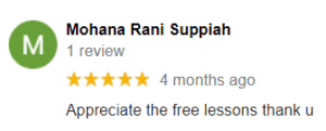 free class testimonial 4