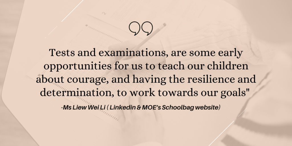 building resilience quote from MOE schoolbag website