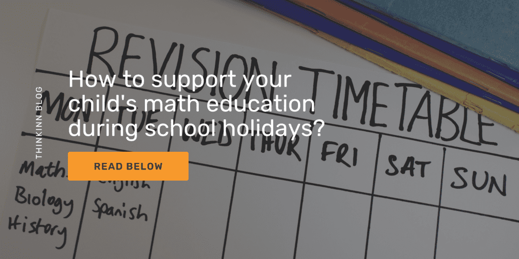 math revision support during school holidays blog banner